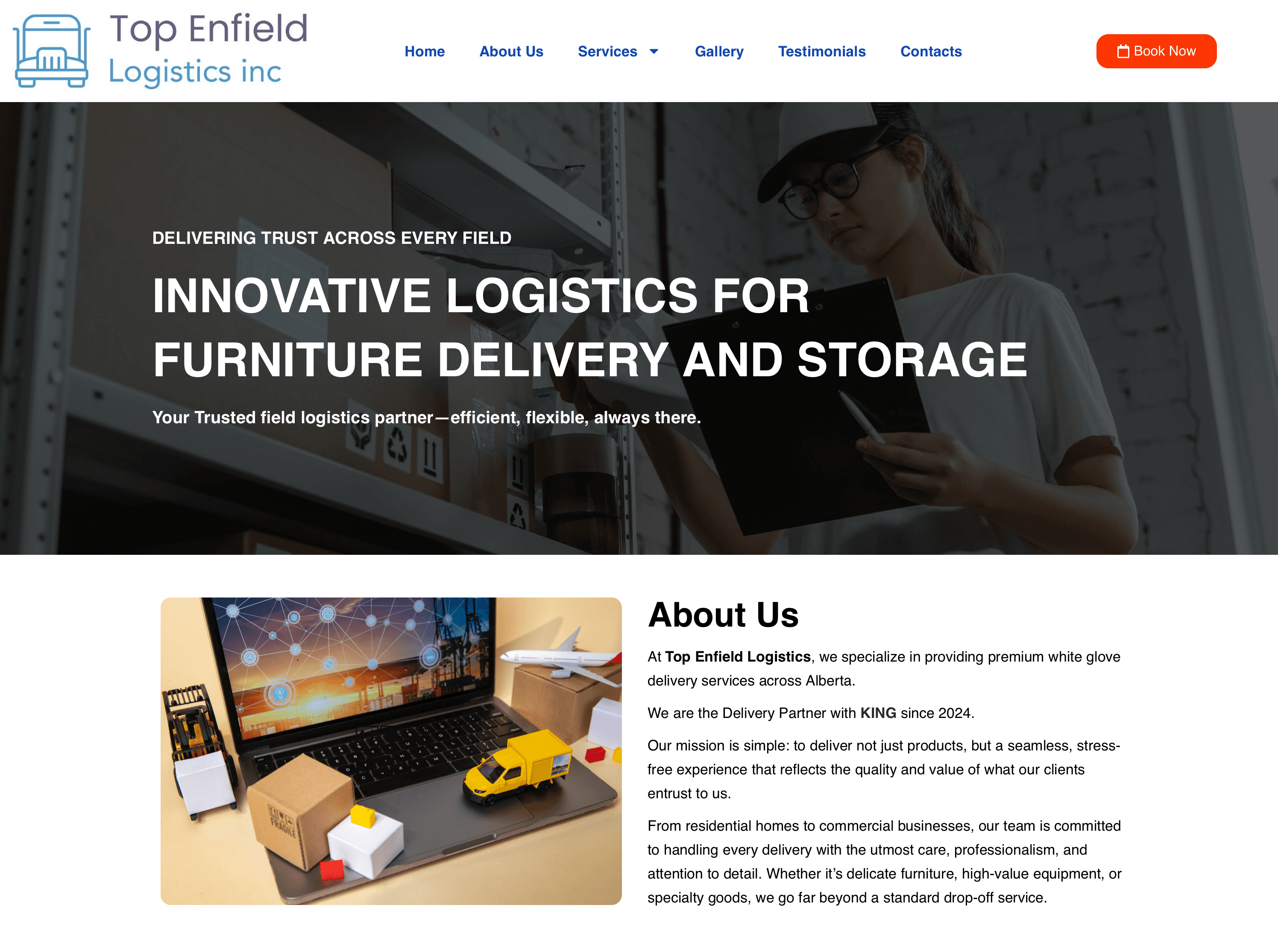 Logistics & Transportation Website